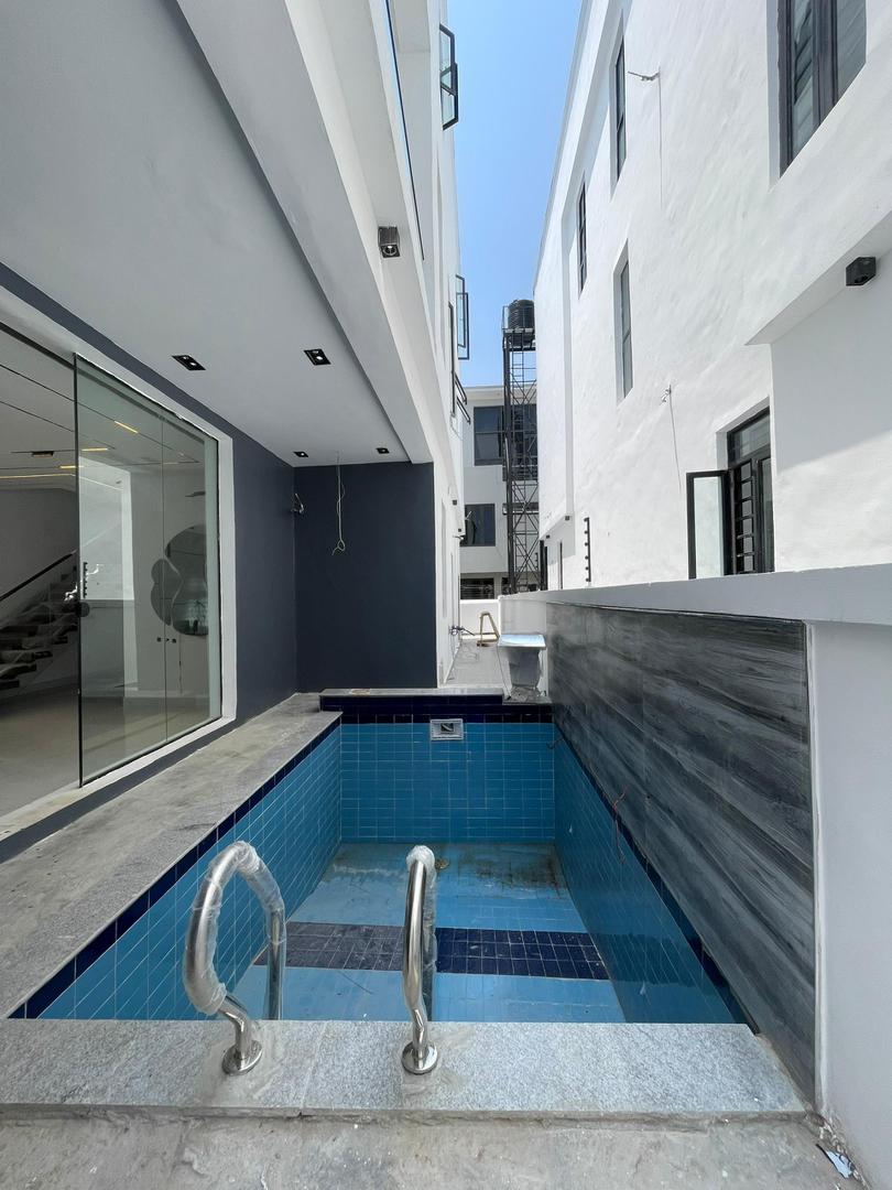 Luxury Redefined: Contemporary 5-Bedroom Semi-Detached Duplex with Private Cinema & Pool